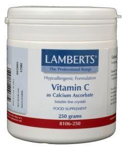 Vitamine C calcium ascorbaat  Lamberts 250