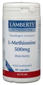 L-Methionine 500 mg Lamberts 60 