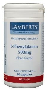 L-Phenylalanine 500 mg Lamberts 60 