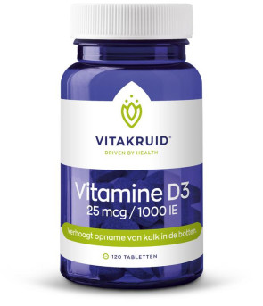 Vitamine D3 - 25 mcg / 1000 IE van Vitakruid