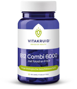 B12 Combi 6000 met folaat & P5P van Vitakruid 