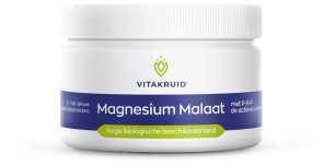 Magnesium Malaat poeder met P-5-P van Vitakruid 