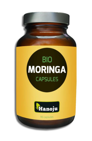 Bio moringa oleifera heelblad 350 mg van Hanoju : 90 capsules