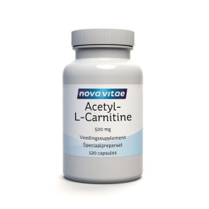 Acetyl-l-carnitine 588 mg van Nova Vitae 