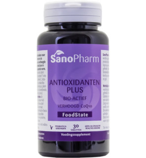 Antioxidant + verhoogd co Q10 van Sanopharm : 30 capsules
