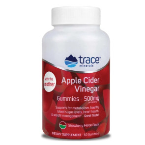 Apple Cider Vinigar/appelciderazijn gummies van Trace Minerals :60 gummies