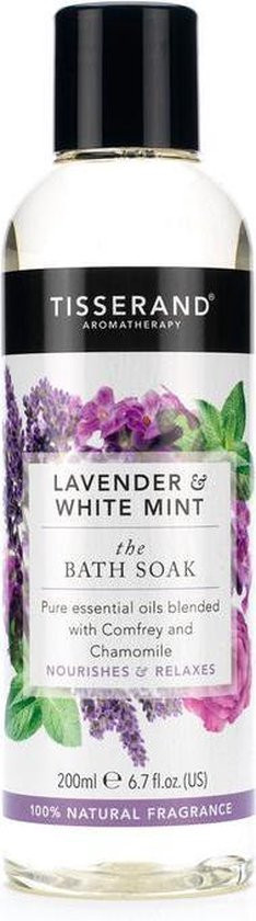 Bath soak lavender white mint van Tisserand : 200 