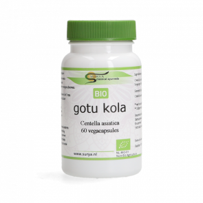 Gotu kola bio centalla asiatic van Surya : 60 capsules