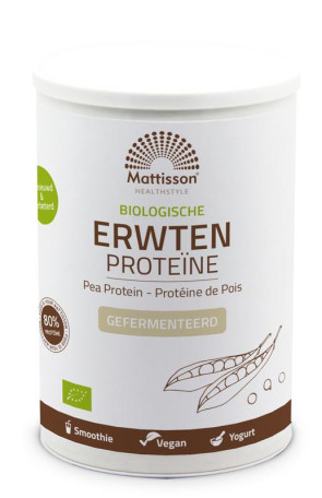 Biologische Erwten Proteïne 80% van Mattisson (350gr)