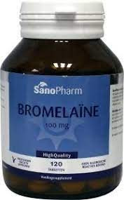 Bromelaine 100 mg van Sanopharm : 120 tabletten 
