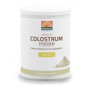 Colostrum poeder 30% IgG van Mattisson :125 gram