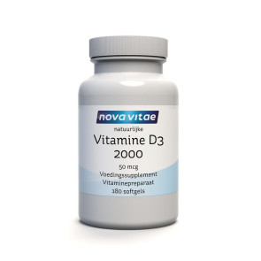 Vitamine D3 2000 50 mcg Nova Vitae 180