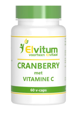 Cranberry + 60 mg vitamine c van Elvitaal : 60 vcaps