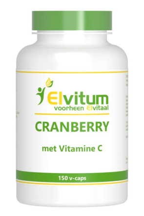 Cranberry + 60 mg vitamine c van Elvitaal : 150 vcaps