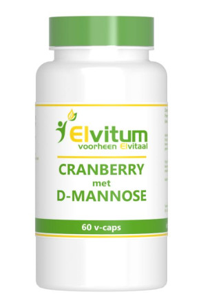 Cranberry & D-mannose van Elvitaal : 60 vcaps ACTIE