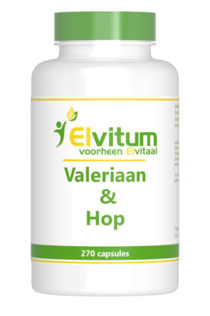 Valeriaan en hop van Elvitaal : 270 capsules