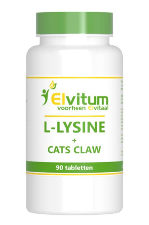 L-Lysine cats claw van Elvitaal : 90 tabletten