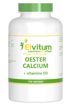 Oestercalcium + vitamine D3 van Elvitaal : 150 tabletten