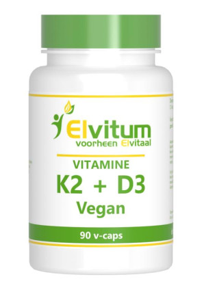 Vitamine K2 & D3 van Elvitaal : 90 vcaps
