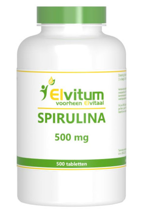 Spirulina 500 mg van Elvitaal : 500 tabletten