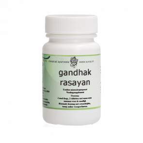 Gandhak rasayan van Surya : 60 tabletten