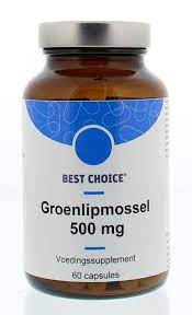 Groenlipmossel 500 mg van Best Choice : 60 capsules