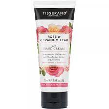 Handcream rose & geranium leaf van Tisserand : 75 ml