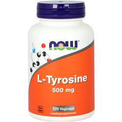 L-Tyrosine 500 mg van NOW : 120 capsules