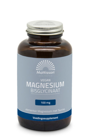 Magnesium Bisglycinaat 833mg van Mattisson (180 tabl)