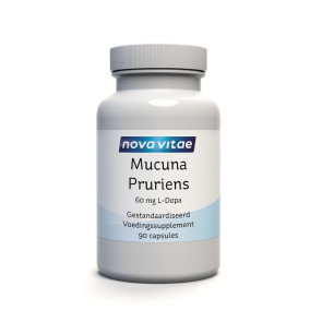 Mucuna Pruriens L-Dopa 60 mg van Nova Vitae