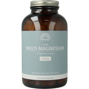 Multi Magnesium 200mg complex van Mattisson (180tabl)