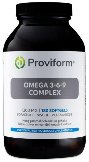 Omega 3-6-9 complex 1200 mg van Proviform : 180 softgels