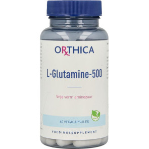 L-Glutamine 500 van Orthica : 60 capsules