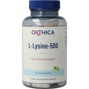 L-Lysine 500 van Orthica : 90 capsules