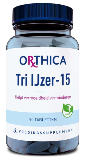 Tri ijzer 15 van Orthica : 90 tabletten