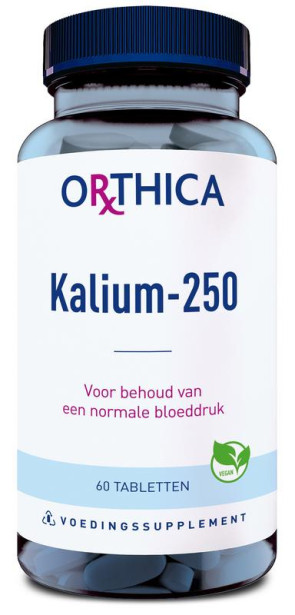 Kalium 250 van Orthica : 60 tabletten
