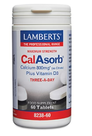 CalAsorb (Calciumcitaat Met Vitamine D3) van Lamberts 