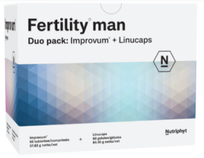 Fertility man duo 2 x 60 capsules van Nutriphyt : 120 capsules