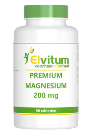 Magnesium 200 mg premium van Elvitaal : 90 tabletten