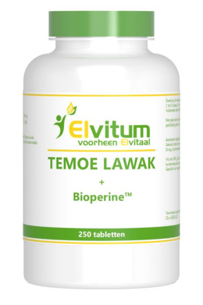 Temoe lawak geelwortel van Elvitaal : 250 tabletten
