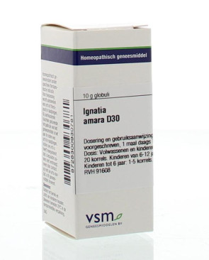 Ignatia amara D30 van VSM : 10 gram