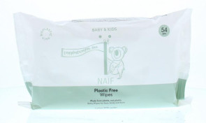 Baby wipes plastic free van Naif (54 stuks)