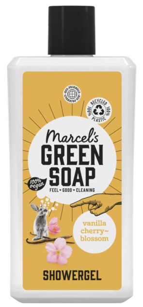 Shower gel vanilla & cherry blossom van Marcel's GR Soap (500 ml)