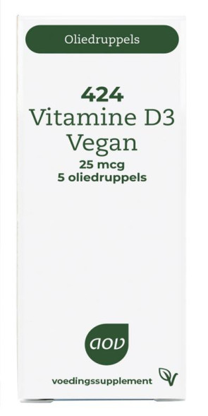 424 Vitamine D3 25 mcg vegan AOV 15