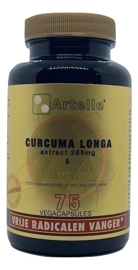 Curcuma longa extract  Artelle (75 vcaps)