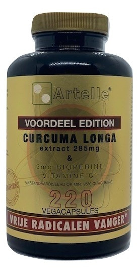 Curcuma longa extract Artelle (220 vcaps)
