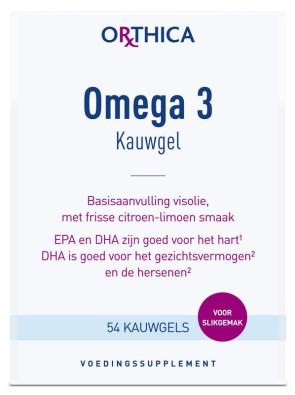 Omega 3 kauwgel  Orthica 54
