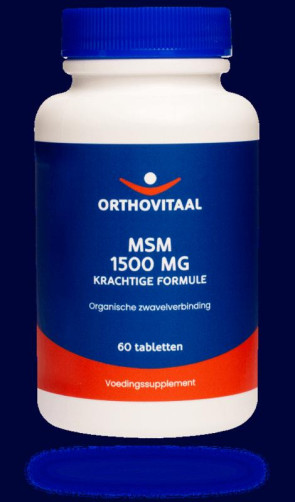 MSM 1500 mg Orthovitaal 60 