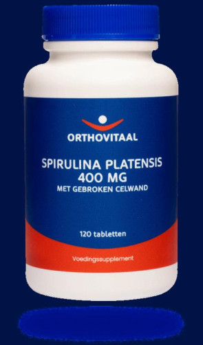 Spirulina platensis 400 mg Orthovitaal 120