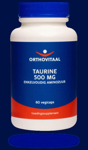 Taurine 500 mg Orthovitaal 60